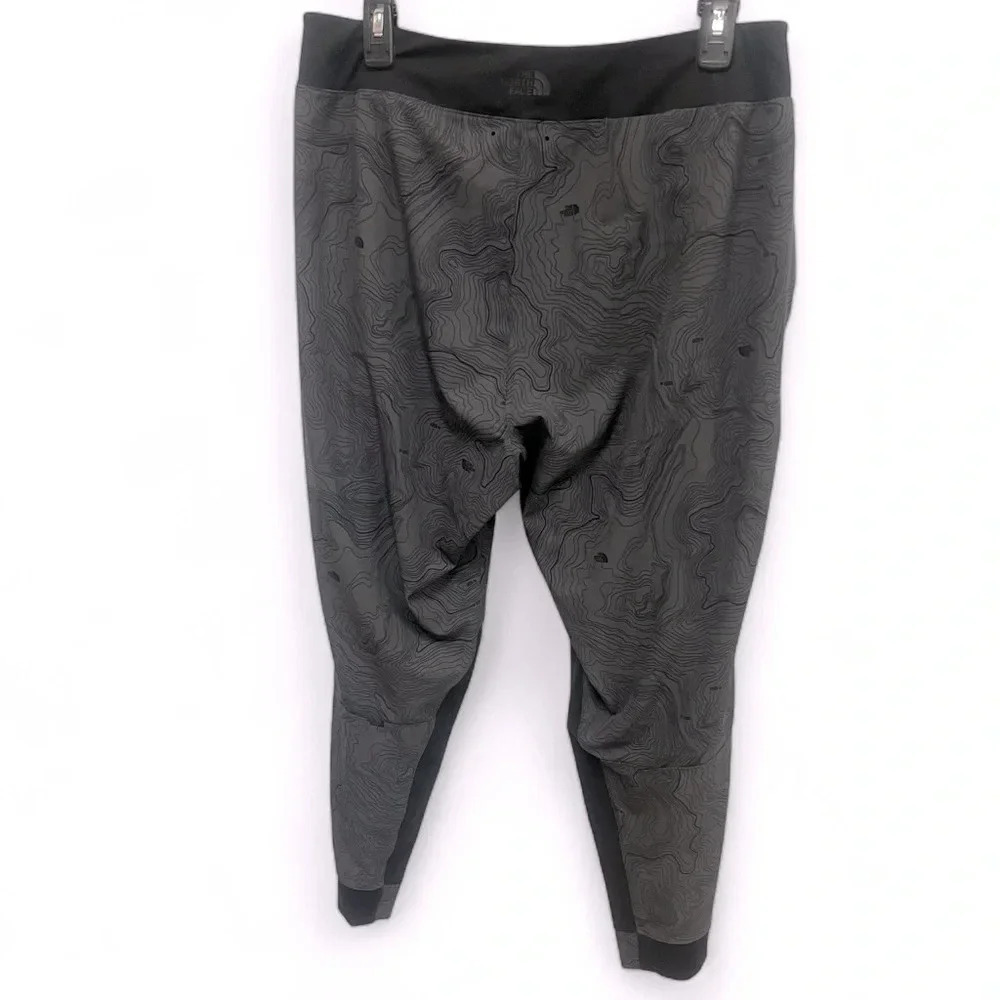 THE NORTH FACE Beyond the Wall Asphalt Grey Topo Print Pants size large - Picture 6 of 15